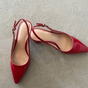Kelly & Katie Red Pumps, Size 6.5